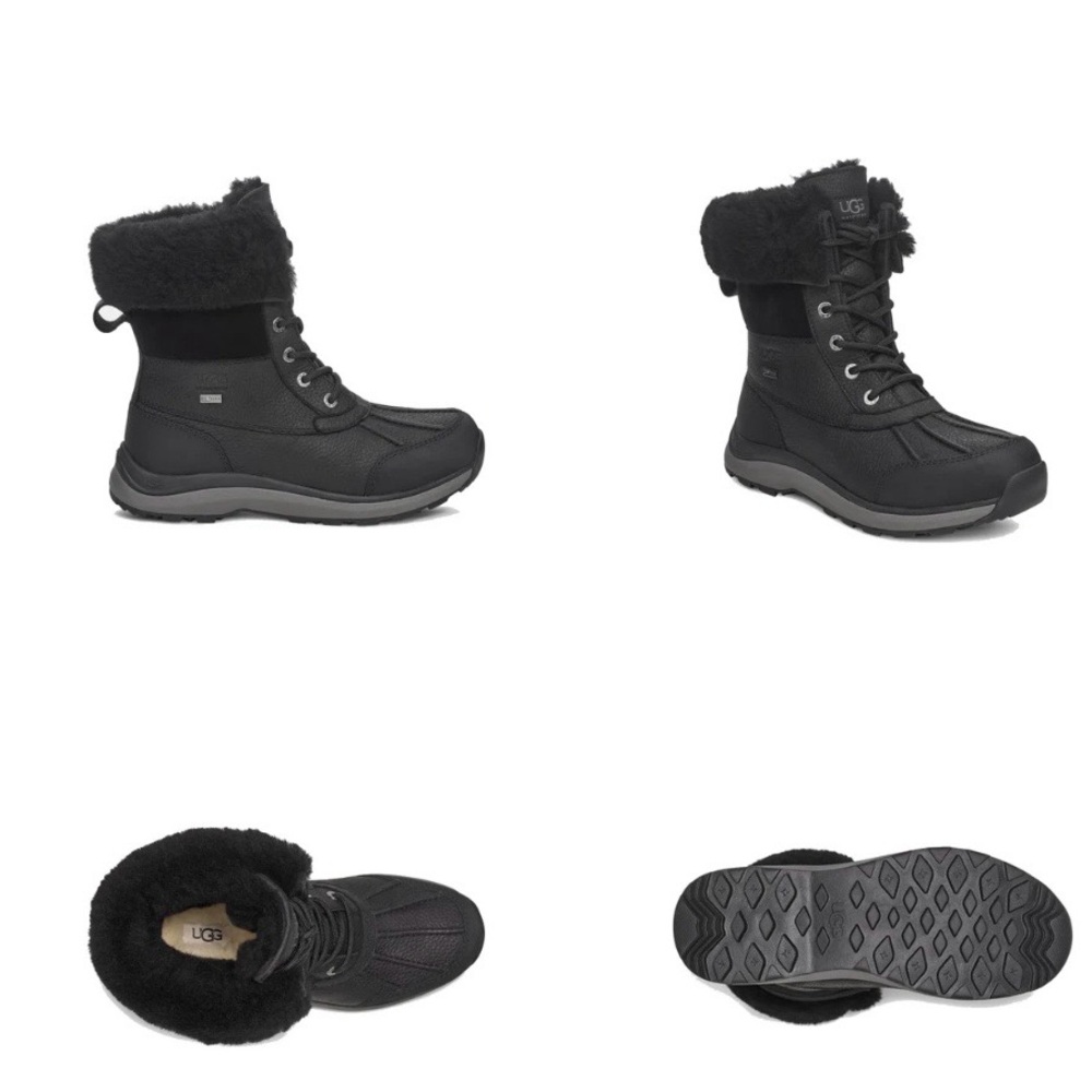 UGG ADIRONDACK Women's Black Winter & Rain Boots